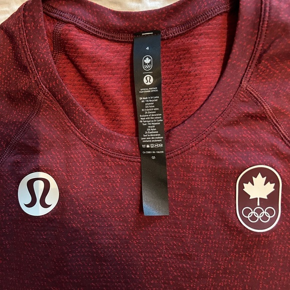 Lululemon Team Canada Swiftly Long Sleeve - Picture 3 of 4